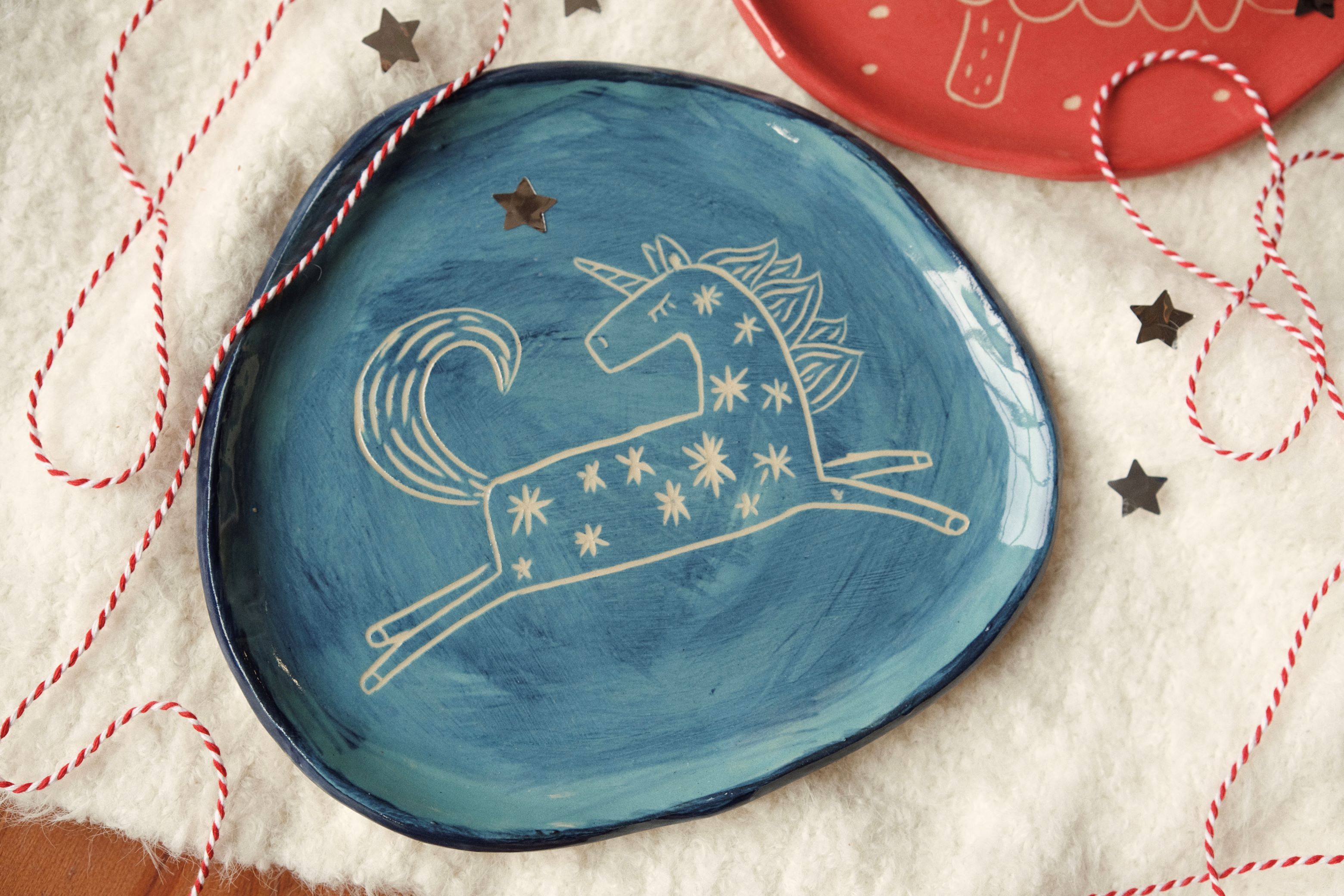 Тарелочки сграффито НГ фото 2